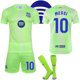 thumbnail image 1 of Messi Barcelona Away Football Shirts for Kids - Size 10, 1 of 2