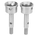thumbnail image 2 of RC Wheel Axle, Stability Improvement Simple Installation Steel Drive Shaft Cup Portable  For  UDR 1/7 RC Car Silver, 2 of 8
