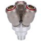 thumbnail image 1 of Acoplador Rápido, G1/2in Acoplador Rápido, Autobloqueo De Cromo Para Conexiones De Tuberías Neumáticas Taladros Neumáticos Compresores De Aire Destornilladores Neumáticos OTVIAP Pneumatic Quick Coupler, 1 of 8