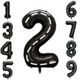 thumbnail image 2 of Globos de papel de aluminio para decoración de cumpleaños de coche de carreras, globos grandes de 40 pulgadas, Número 1, 2, 3, 4, 5, 6, 7, 8, 9, para niños, 2 of 7