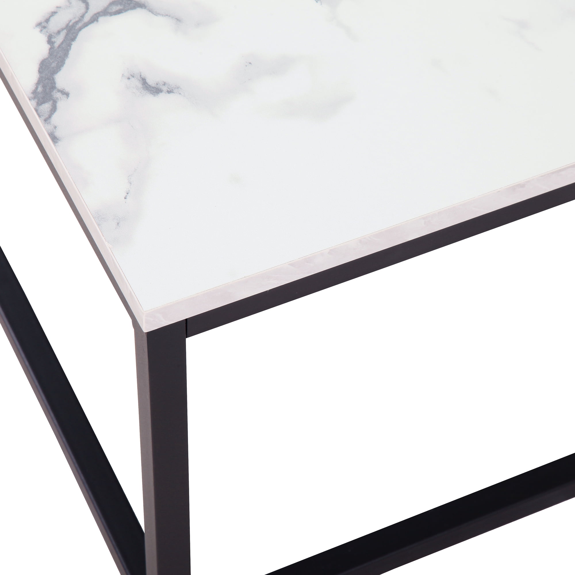 Kadyn Coffee Table, Square MDF Coffee Table for Kitchen, Restaurant, Sofa Center Table for Living Room, White Kadyn Coffee Table, Square MDF Coffee Table for Kitchen, Restaurant, Sofa Center Table for Living Room, White