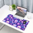 thumbnail image 4 of Kdxio colorful mushroom Skull rainbow Print Large Gaming Mouse Pad,Non-Slip Base,Water Resist Keyboard Pad for Gamer,Office & Home,29.5 x 15.8 in, 4 of 6