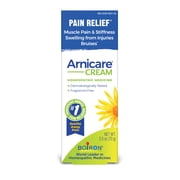 Boiron Arnicare Cream for Joint Pain, Muscle Pain, Swelling, Soreness, and Stiffness - Moisturizing and Fragrance-Free - 2.5 oz