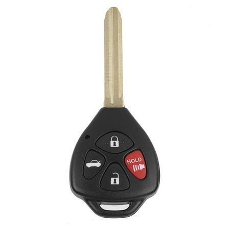 Qiilu Black 4 Button Car Keyless Entry Remote Control Key, Car Remote ...