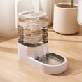 thumbnail image 4 of tamizeot Dogs Water Dispenser With Activated Carbon Automatic Water Bowl With Water Output Large Drinking Water Outlet - Pets white, 4 of 5