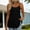 002 Black, variant on Womens Cami Tank Tops Adjustable Spaghetti Strap Empire Waist Flowy Sleeveless Shirts Summer Beach Vacation Blouses