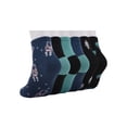 thumbnail image 5 of Wonder Nation Mid Crew Graphic Socks, 6-Pack Boys Shoe Size S (4-8.5) - L (3-9), 5 of 6