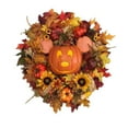 thumbnail image 1 of Guirnalda De Halloween Guirnalda De Hoja De Arce Artificial Guirnalda Colgante De Puerta De Ventana Para Decoración De Halloween Inevent HA037332-00, 1 of 6