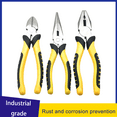 thumbnail image 2 of Industrial-grade Wire Cutters Multi-functional Pliers High Carbon Steel Needle-nosed Pliers, 6-inch and 8-inch Inclined Nozzles, 2 of 9