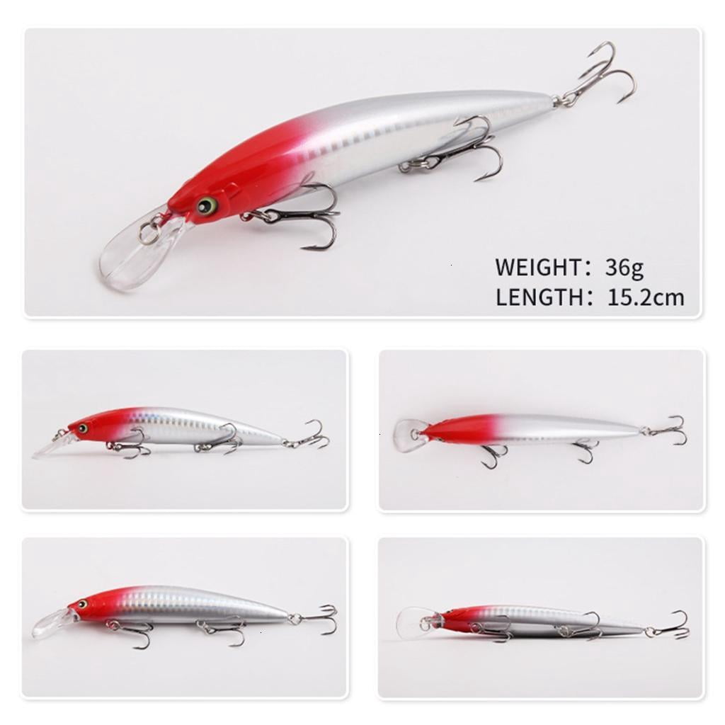5pcs Fishing Baits Minnow Fishing Lure Artificial Hard Baits Topwaters Artificial Fishing Tackle Lure