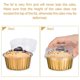 thumbnail image 2 of Dessert Cups with Lids, 150 Pack Gold Aluminum Foil Baking Cups Holders, Cupcake Bake Utility Ramekin Clear Pudding Cups, 2 of 5