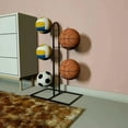 thumbnail image 4 of ROZYARD Football Stand Rolling Ball Vertical Display Rack for Bedroom,Living Room,Garage, 4 of 20