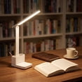 thumbnail image 5 of QuanTara Foldable Anti-Blue Light Desk Lamp with Storage, USB Rechargeable Dimmable Reading Light, Portable Eye-Caring Table Lamp for Bedside, Dorm & Office Workspace, 5 of 6