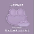 thumbnail image 5 of Abiie Octopod Frog Silicone Plates with Suction - Spill Proof, Easy to Clean - BPA-Free Bowl - Suction Plates for Baby and Toddler - Training & Feeding Divided Grip Dish (Pink Lavender), 5 of 6