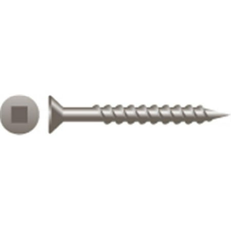 

Strong-Point 826QL 8 x 1.62 in. Square Drive Flat Head Particle Board Screws Plain and Lubed Box of 5 000