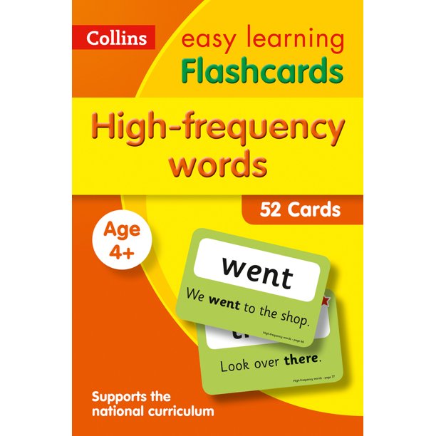 Collins Easy Learning KS1 High Frequency Words Flashcards Walmart