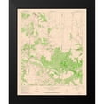 thumbnail image 2 of USGS 20x24 Black Modern Framed Museum Art Print Titled - Tell South Texas Quad - USGS 1967, 2 of 5