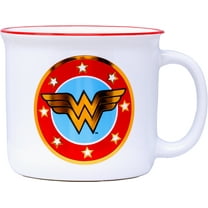 WONDER WOMAN LOGO CAMPER MUG