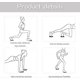 thumbnail image 4 of Exercise Sliders Core Strength and Flexibility Exercise Discs Home Gym Accessories 2-Pack, 4 of 5