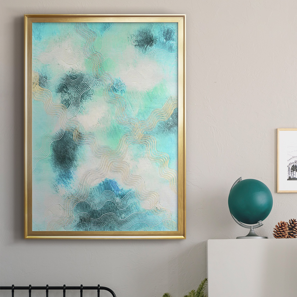 Blue Shift I Premium Framed Print, in Gold, Black, or Silver - Ready to Hang