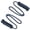 A, variant on 2pcs Marine Nylon Mooring Lines 9.5MM Diameter Double Braided Construction 15 Inch Pre Spliced Rings Ideal For Docking And Anchoring