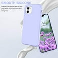 thumbnail image 3 of Designed for iPhone 11 Silicone Case, Protection Shockproof Dustproof Anti-Scratch Phone Case Cover for iPhone 11, Liquid Silicone Phone Case (Purple), 3 of 6