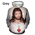 thumbnail image 3 of Sudadera con capucha y sudaderas con estampado 3D de la cruz de la fe cristiana para hombres y mujeres, sudadera informal con capucha y gráfico de Dios Jesús, 3 of 5