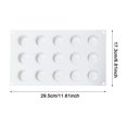thumbnail image 3 of Flat Round Disc Silicone Mold,Disc‑Shaped Multi‑Cavity Silicone Baking Molds,Flat Circular Flexible Cake Mould,Reusable Disk Chocolate Form,Non-Stick Candy Cavity‑Tray for Holiday,Jelly,Chocolate, 3 of 4