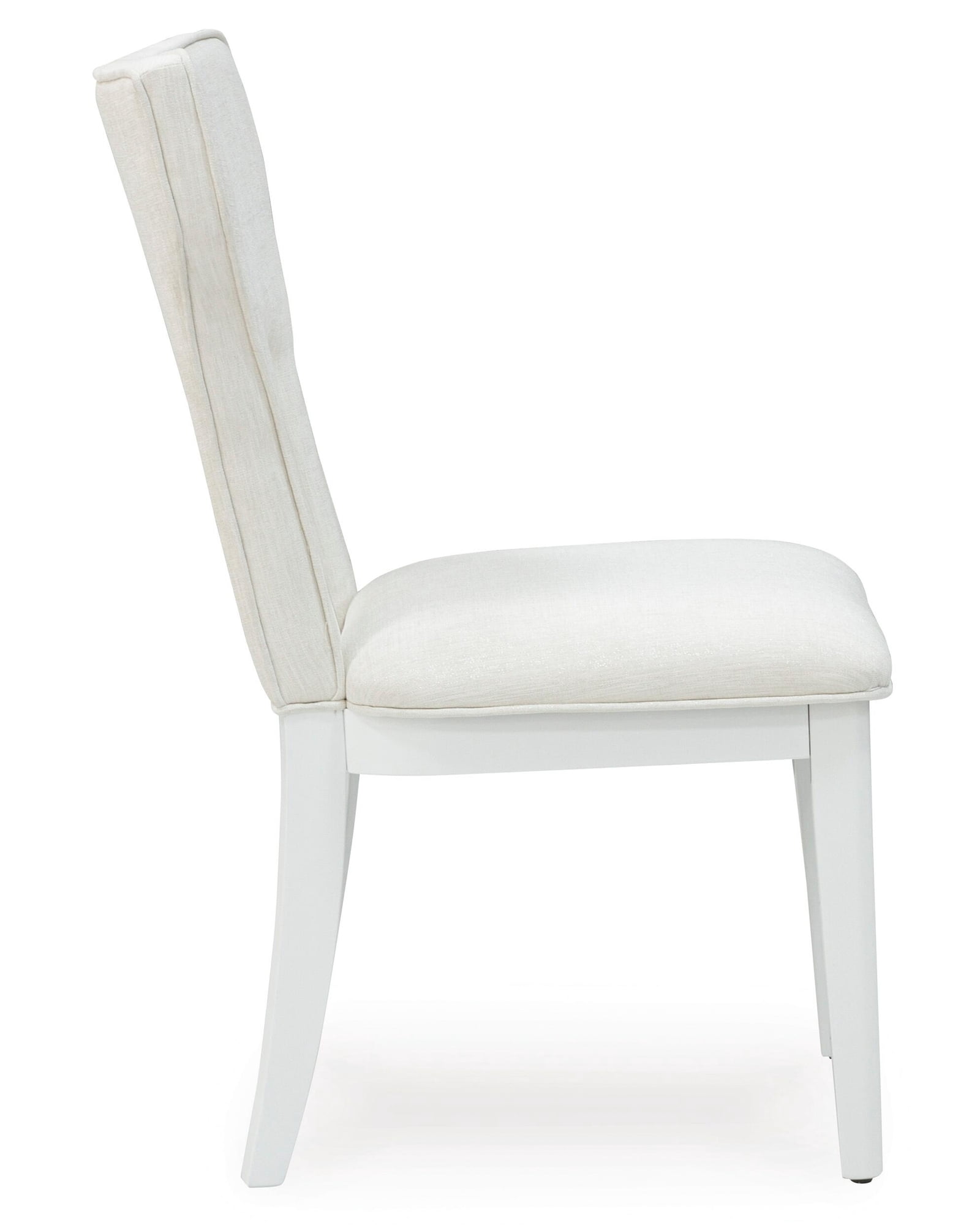 Signature Design by Ashley Chalanna Solid Wood Frame Dining Chair, Set of 2, White