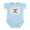 Sky Blue, variant on CafePress - Lebanese Kibbi Infant Bodysuit - Baby Light Bodysuit, Size Newborn - 24 Months