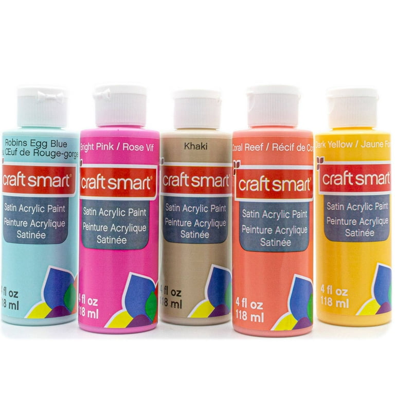 Craft Smart michaels bulk 8 pack: acrylic paint by craft smart, 8oz.
