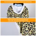 thumbnail image 4 of iMounTEK Wearable Blanket Wrap Robe Sweatshirt Soft Lined Cuddle Poncho Cape with Hat 2 Pockets Buttons Leopard, 4 of 10