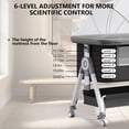 thumbnail image 2 of 3-in-1 Baby Bassinet Bedside Sleeper with Wheels, Mosquito Net, Mattress and Storage Basket,Dark Gray, 2 of 7