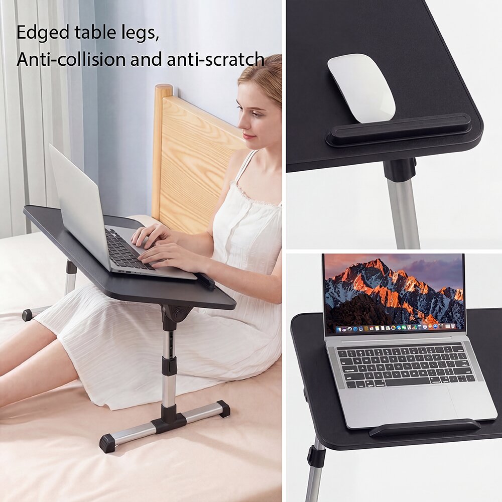 Cowin Adjustable Laptop Desk with Foldable Design, Black photo 8