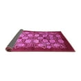thumbnail image 2 of Ahgly Company Indoor Round Oriental Purple Industrial Area Rugs, 5' Round, 2 of 4
