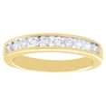 thumbnail image 2 of 14K Yellow Gold Channel Set Diamond Wedding Band 3.75mm Anniversary Ring 0.50 CT, 2 of 5