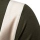 thumbnail image 4 of Blusas y camisas de manga larga con cuello en V para hombre, pulóveres casuales de retazos, camisetas de manga larga con cuello en V, blusas para hombre., 4 of 5