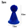 thumbnail image 2 of 3 piezas de sombrero de cumpleaños para perros para mascotas, accesorios de decoración para fiestas navideñas, diadema para mascotas, sombrerosstyle3, 2 of 5