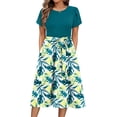 thumbnail image 1 of Vestido de verano Zeagoo 2025 casual en A Midi con bolsillos, 1 of 5