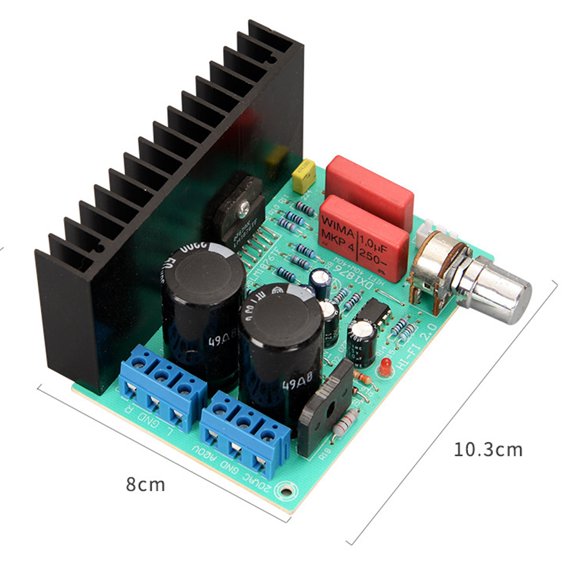 30W 30W LM1876 Stereo Audio Power 4558 Amplifier Board 2.0 Stereo Class Home Theater AMP Dual