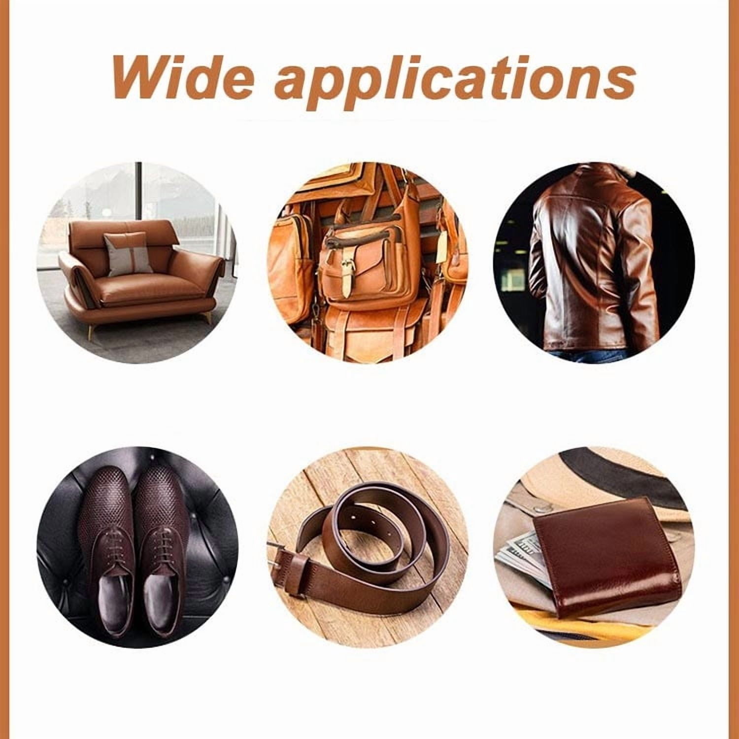Multipurpose Leather Care Cleaner 500ml, Leather Conditioner and Cleaner for Furniture, Auto Seats, and Accessories, Leather Protector Against Cracking and Fading