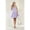 Lilac, variant on Juniors Womens Embroidered Short A-line Dress
