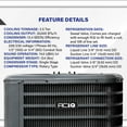 thumbnail image 4 of 1HVAC Condenser AC Unit 13.4 SEER2 2.5-Ton 30,000 BTU | Rotary Single Stage Room Air Conditioners | Environmentally Conscious R32-Compatible Refrigerant, 4 of 7