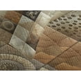 thumbnail image 4 of Ambesonne Brown Quilted Bedspread Set 3 Pcs, Sepia Color Palette Boho Art, Queen Size, Beige and Pale Cinnamon, 4 of 4