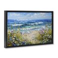 thumbnail image 2 of Stupell Industries Coastal Floral Beach Meadow by Ocean Black Floating Frame Canvas Art, 25 x 17, by Creative Studio, 2 of 8