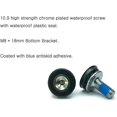 thumbnail image 2 of Bike Hex Crank Arm Bolts Spindle 8mm Allen Key Bolt Screws Capless Bottom Bracket for Cycling Bicycle Axle, 2 of 5