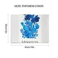 thumbnail image 3 of Orinice  Matisse Navy Blue Leaf Canvas Wall Art Print  Minimalist Flower Market Painting Picture Abstract Aesthetic Wall Decor Painting Living Room Bedroom Bathroom 16x12in, 3 of 6