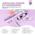 thumbnail image 3 of Saviland Acrylic Nail Kit - 3 Colors Acrylic Powder and Liquid Set with Mononer Acrylic Liquid, Nail Dehydrator & Acid-Free Primer Set ,Acrylic Nail Brush for Nail Extension, 3 of 8