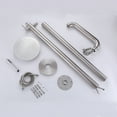 thumbnail image 4 of Freestanding Outdoor Shower with Detachable Shower Head, Deck Mounted Shower Faucet Set, 4 of 5