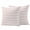 Pink, variant on 2 Pack Outdoor Waterproof Throw Pillow Covers,Minimalist Pink Stripe on Beige Decorative Square Patio Pillowcases for Chair Couch Sofa 16x16in